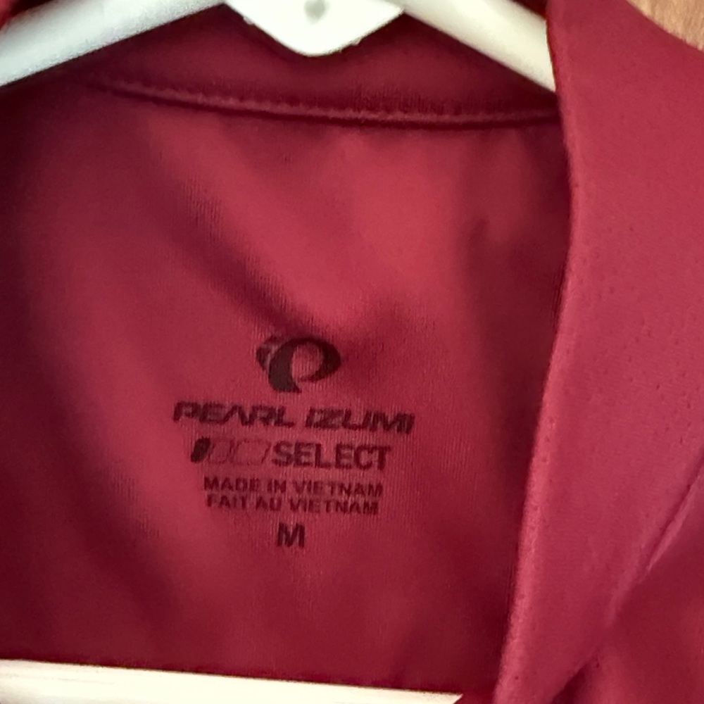 Pearl Izumi Burgundy  Sleeveless Men’s Medium Cycling Jersey - Picture 2 of 3